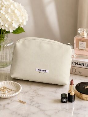 Prada makeup pouch